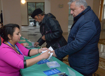 Azerbaijani parliamentary election kicks off. Baku, Azerbaijan, Nov.01, 2015